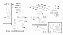 Piston Group Diagram and Parts List for 404707-1207-01  Briggs and Stratton Engine